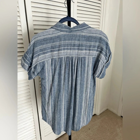 CASLON - Albia Stripe Woven Shirt - - Picture 4 of 4